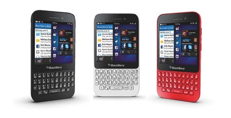 BlackBerry Q5 in Various Colors