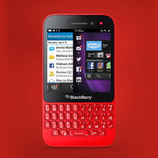Blackberry Q5 red